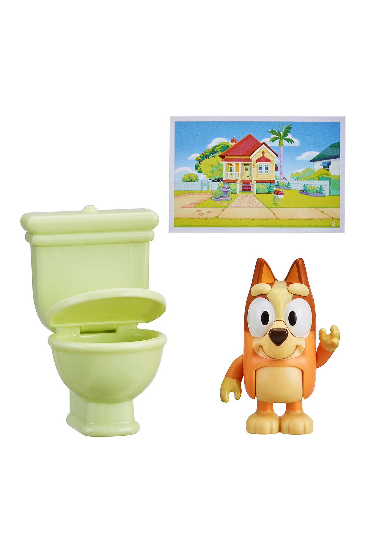 NECO TOYS Bluey Tek Figür Aksesuarlı Set - Bingo ve Klozet