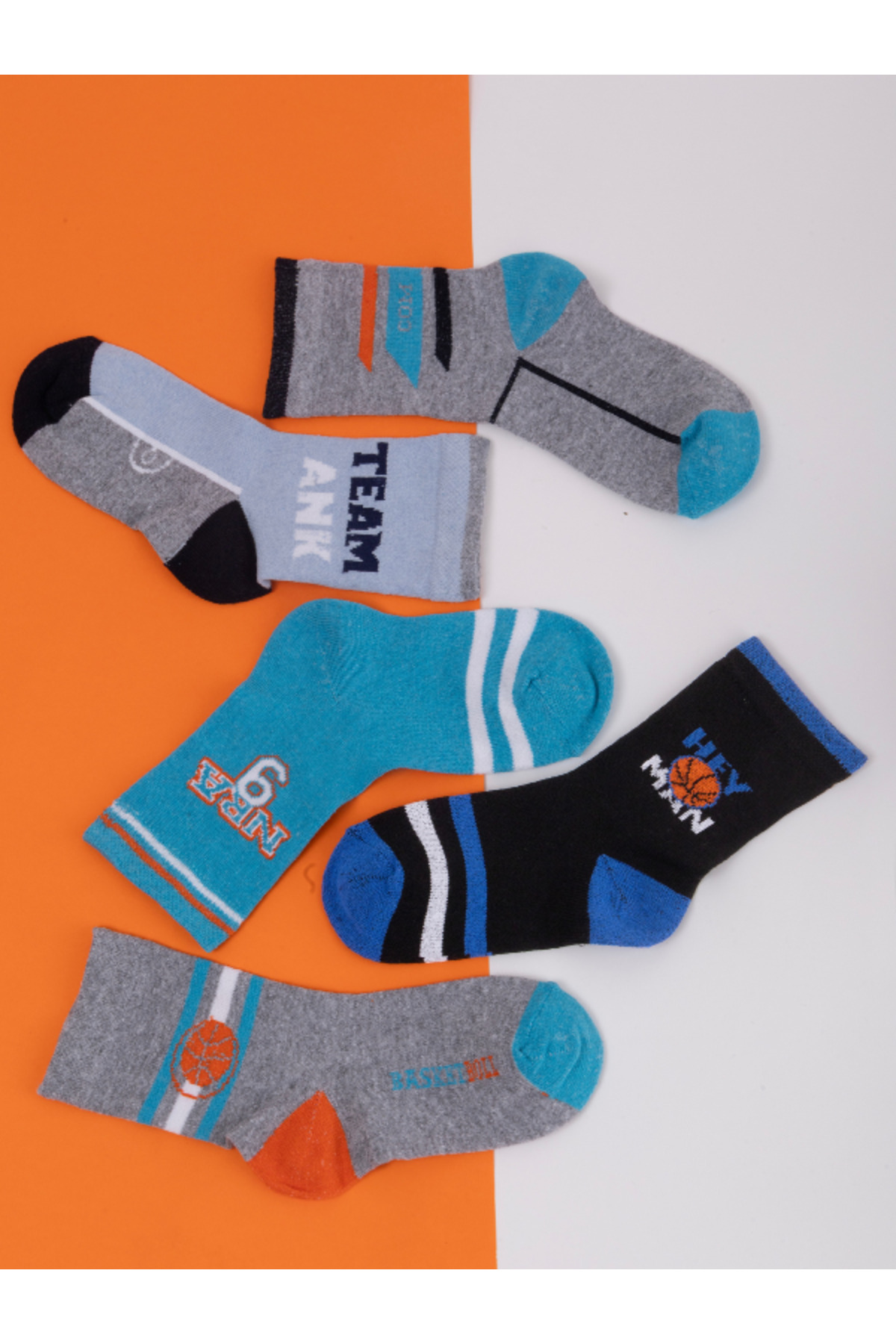 Hobins Sportswear & Company 10'çift Bebek & Çocuk Lüx Çorap Günlük Kullanıma Uygun Nefes Alabilen Dört Mevsim Okul Çorabı fotoğrafı 2 (önizleme)