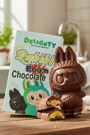 Delighty Labubu Çikolatası 5 Farklı Aromalı Çikolata 3 ADET