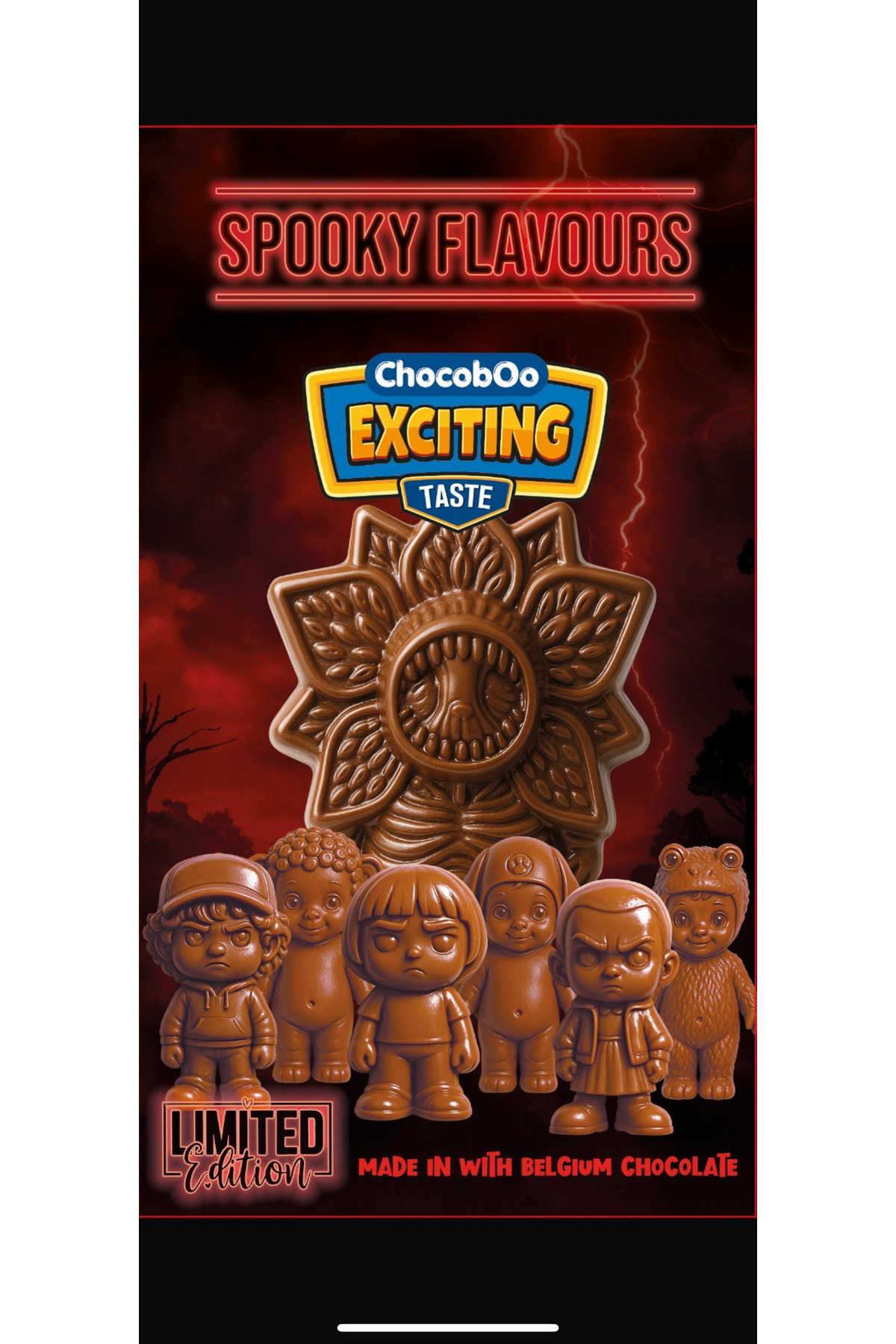 CHOCOBOO SPOOKY FLAVOURS STRANGER THINGS FİGÜRLÜ 35 GR ÇİKOLATA 4