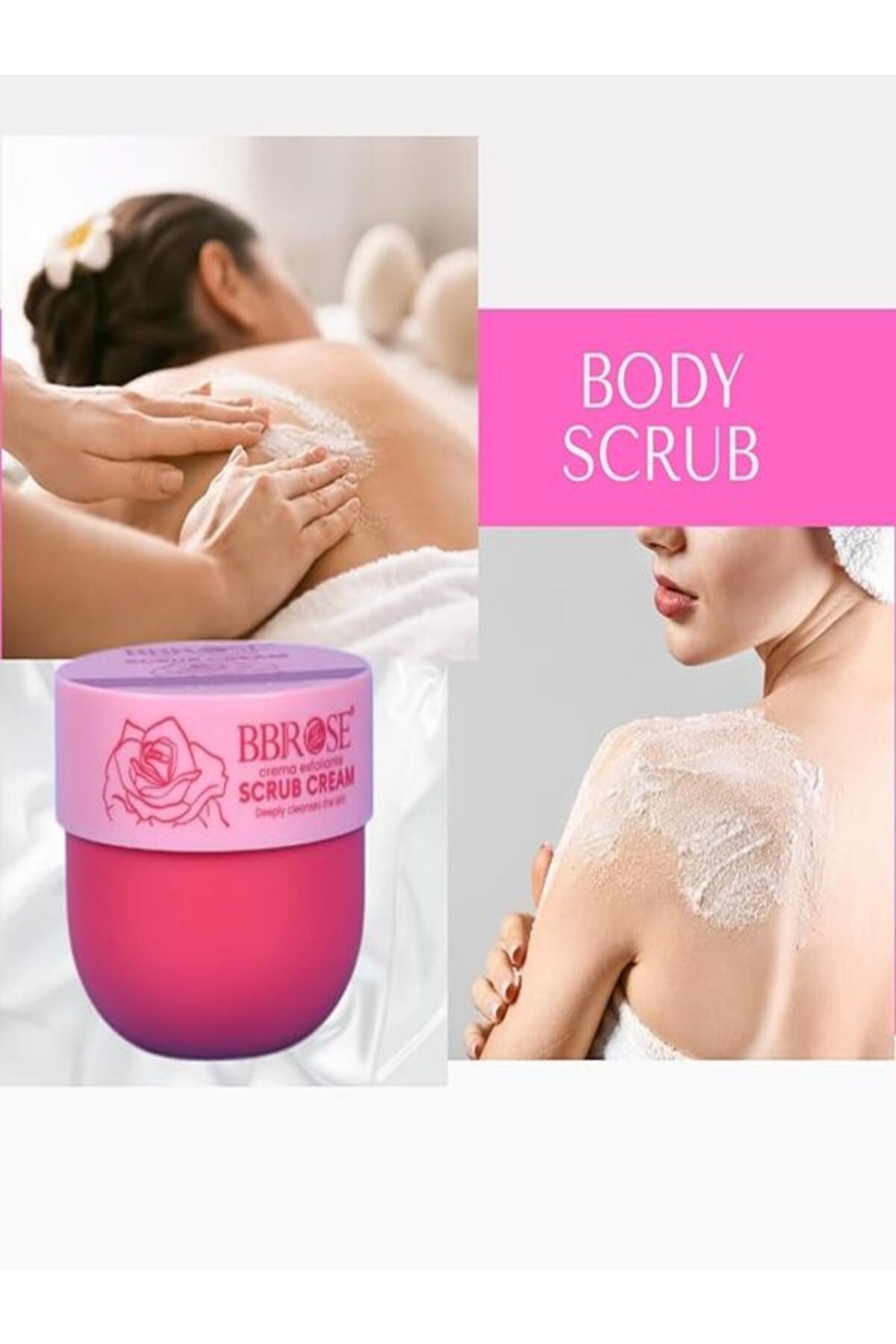 کرم لایه بردار ۳۰۰ میلی لیتری - مرطوب کننده - احیا کننده — BBROSEROSE01 — تصویر 2 از 4