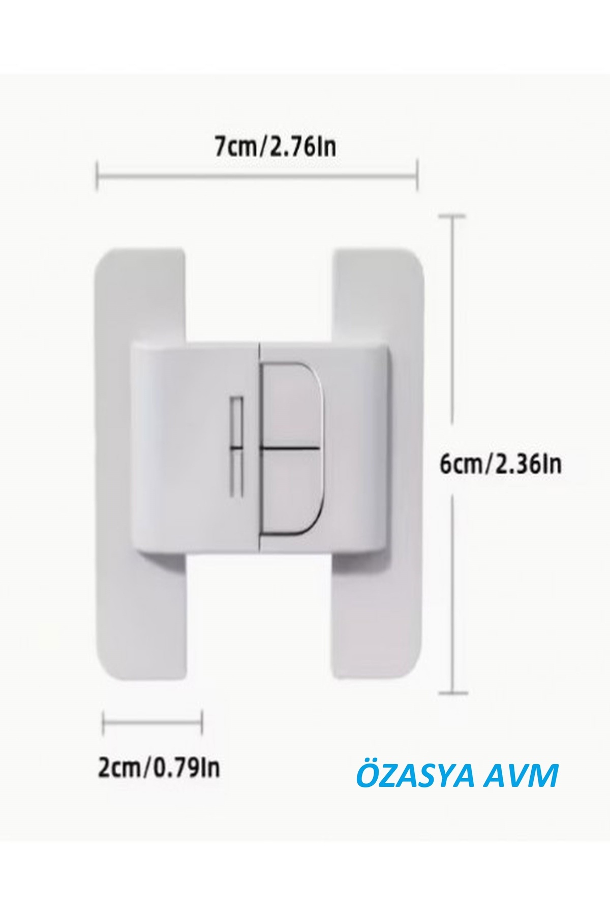 Özasya AVM 4 Adet Buzdolabı, Çekmece ve Dolap Kapağı Çocuk Kilidi fotoğrafı 2 (önizleme)
