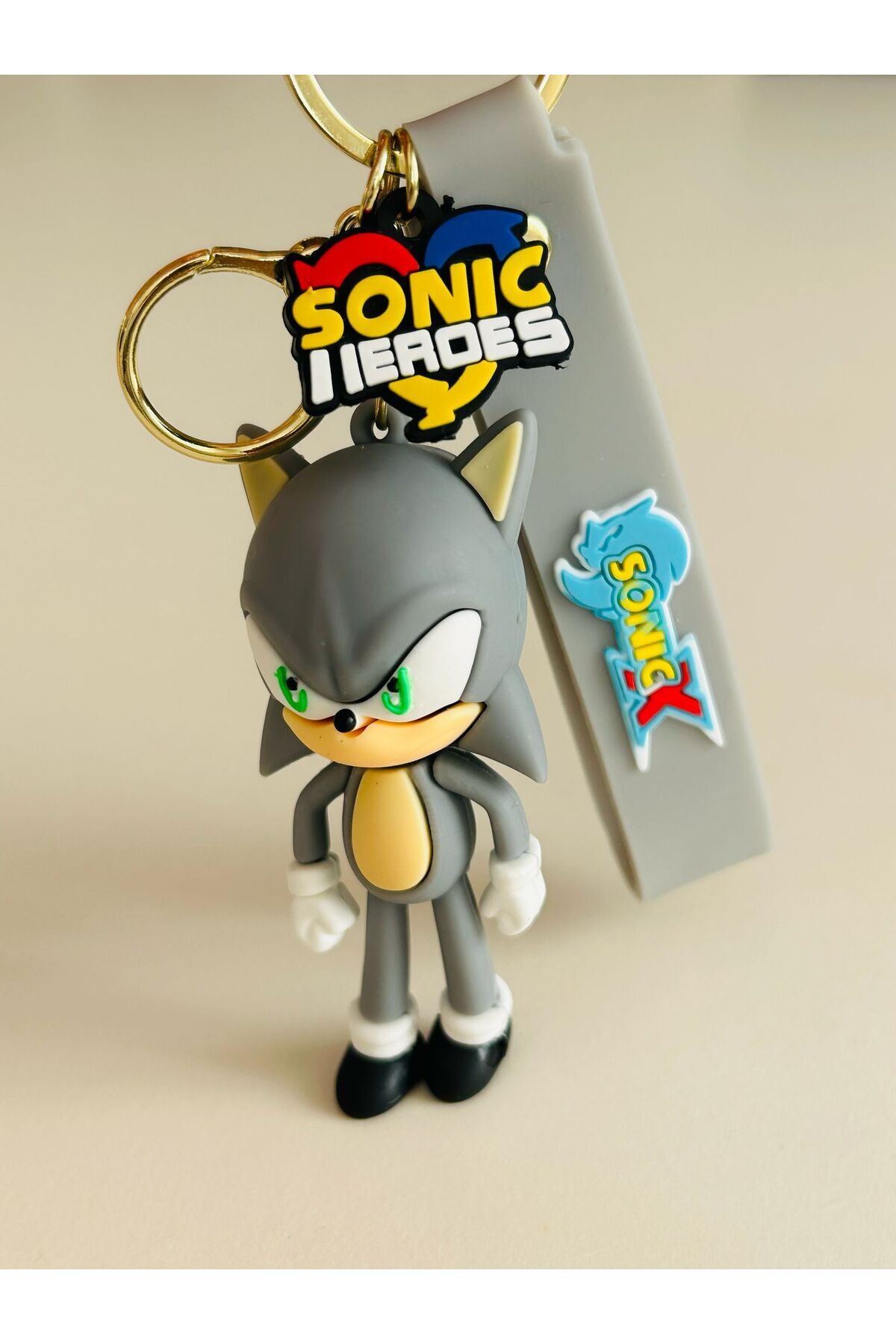 KAYLANIN DÜNYASI Sonic Figürlü Anahtarlık – Hediye, Doğum Günü Hediyesi, Yılbaşı Hediyesi, Çanta Süsü fotoğrafı 2 (önizleme)