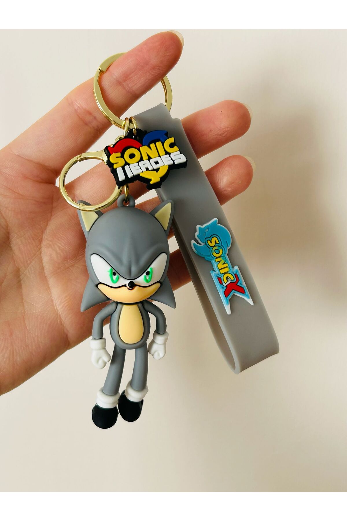KAYLANIN DÜNYASI Sonic Figürlü Anahtarlık – Hediye, Doğum Günü Hediyesi, Yılbaşı Hediyesi, Çanta Süsü fotoğrafı 3 (önizleme)