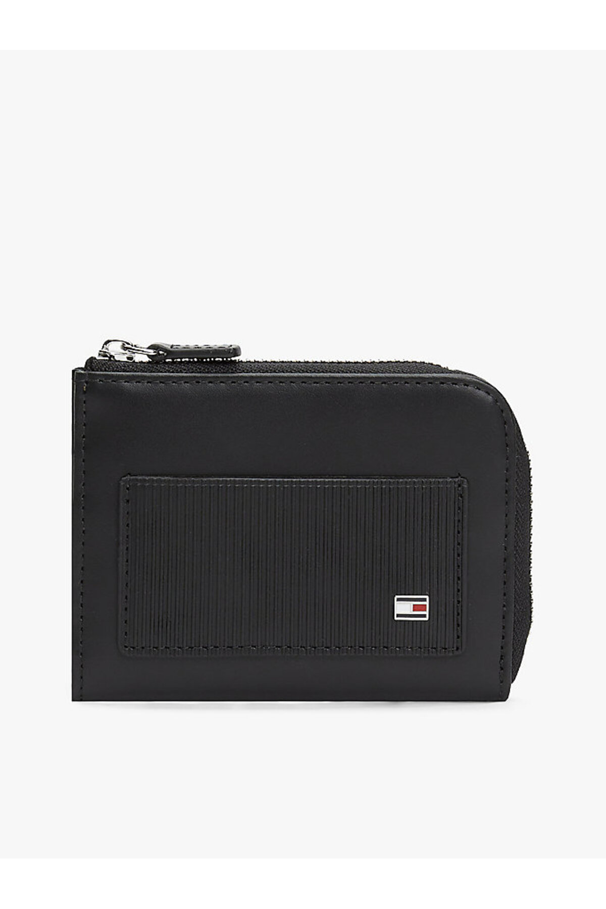 تامی هیلفیگر کیف پول زیپ‌دار چرمی هیلفیگر فلگ کدرووی