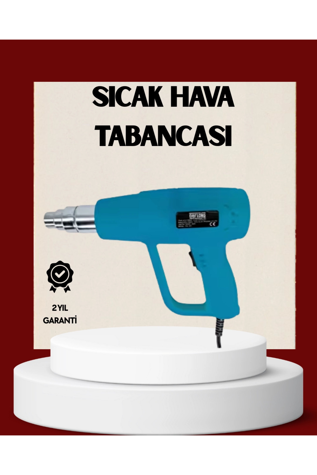 Bucuks Mey İthalat® Ayarlanabilir Isı Tabancası Boya Sökme Lehim Isıtma