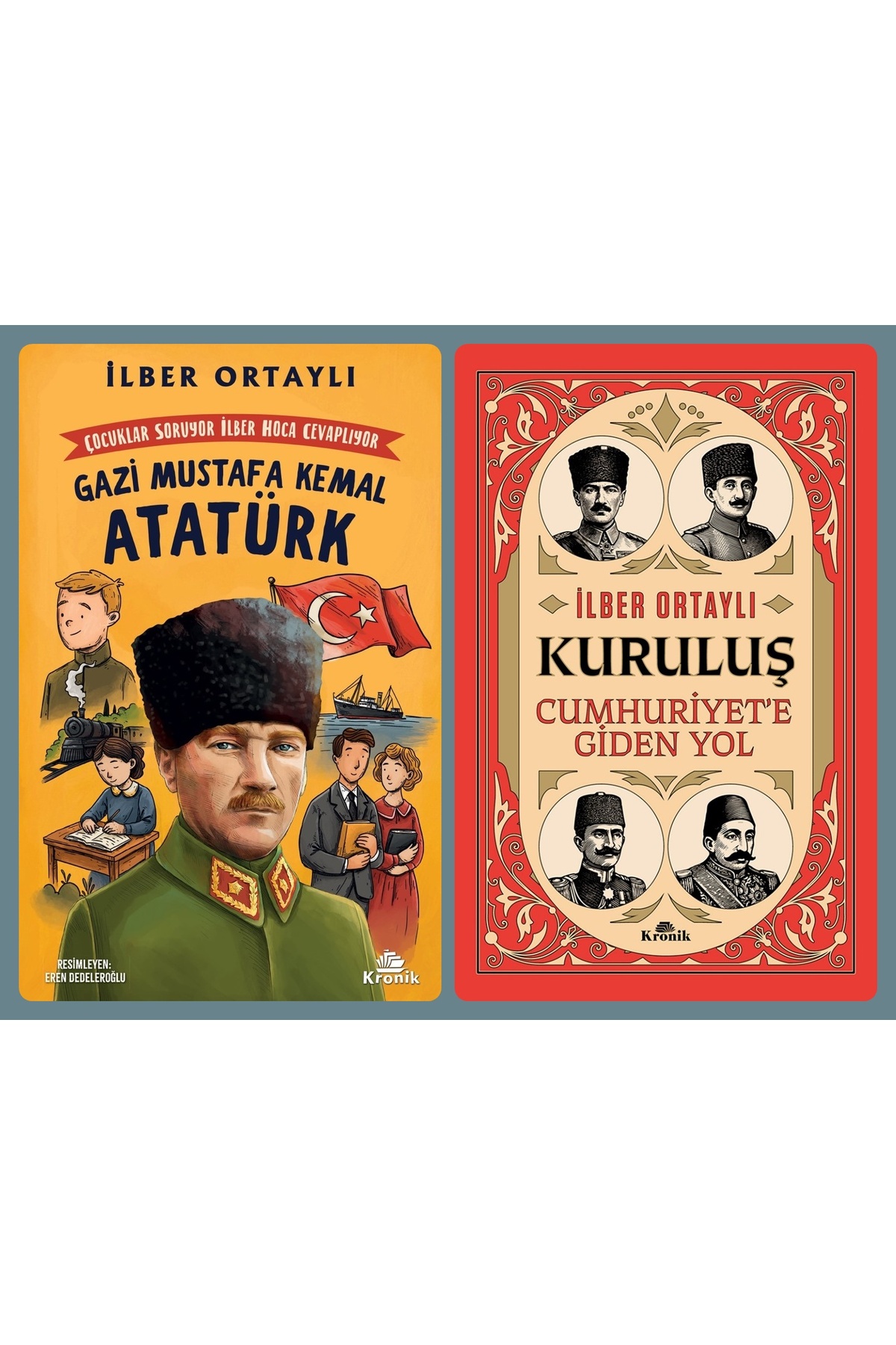Kronik Kitap İlber Ortaylı Yeni Set /Çocuklar Soruyor, İlber Hoca