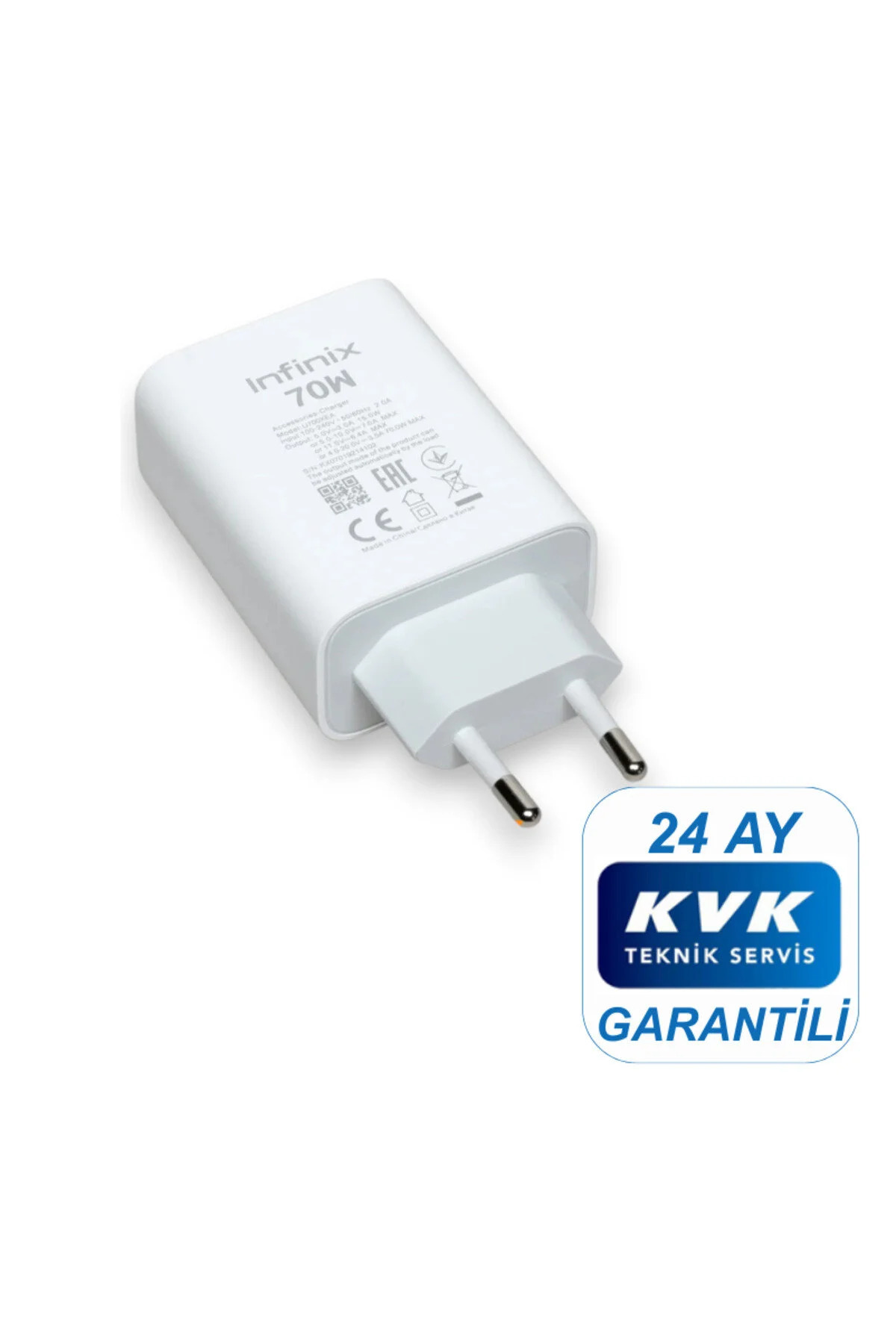 xımıx INFINIX 70W (WATT) Hızlı Şarj Aleti Adaptörü Kablo Seti