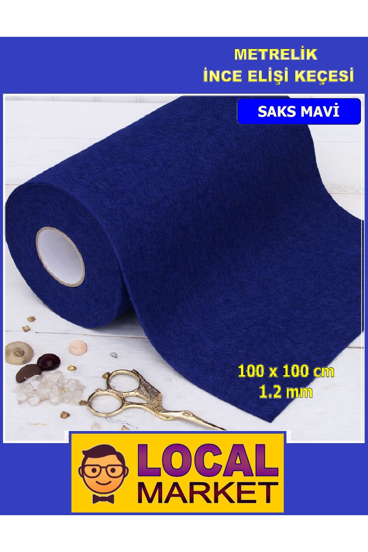 Meter Thin Felt, Craft, Event, Activity felt 100cm x 100cm (1 square meter)