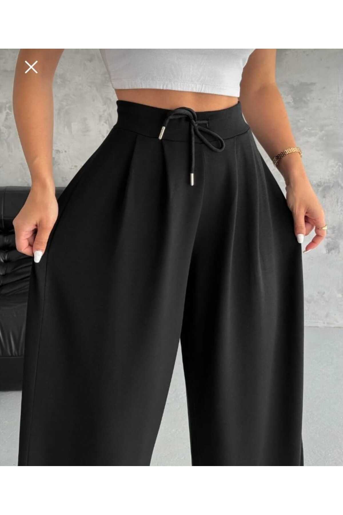 MODA  MODAL KUMAŞ YUMUŞAK DOKU ŞALVAR PANTOLON