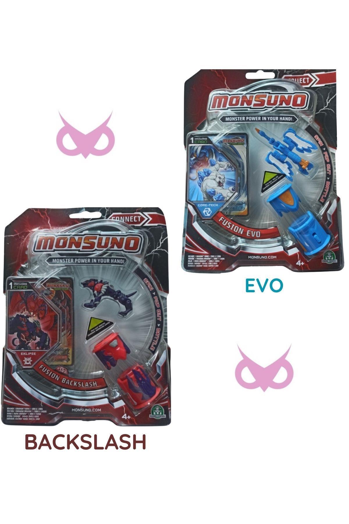 GIOCHI PREZIOSI MONSUNO Lisanslı 6'lı Fusion Figür Seti – Black