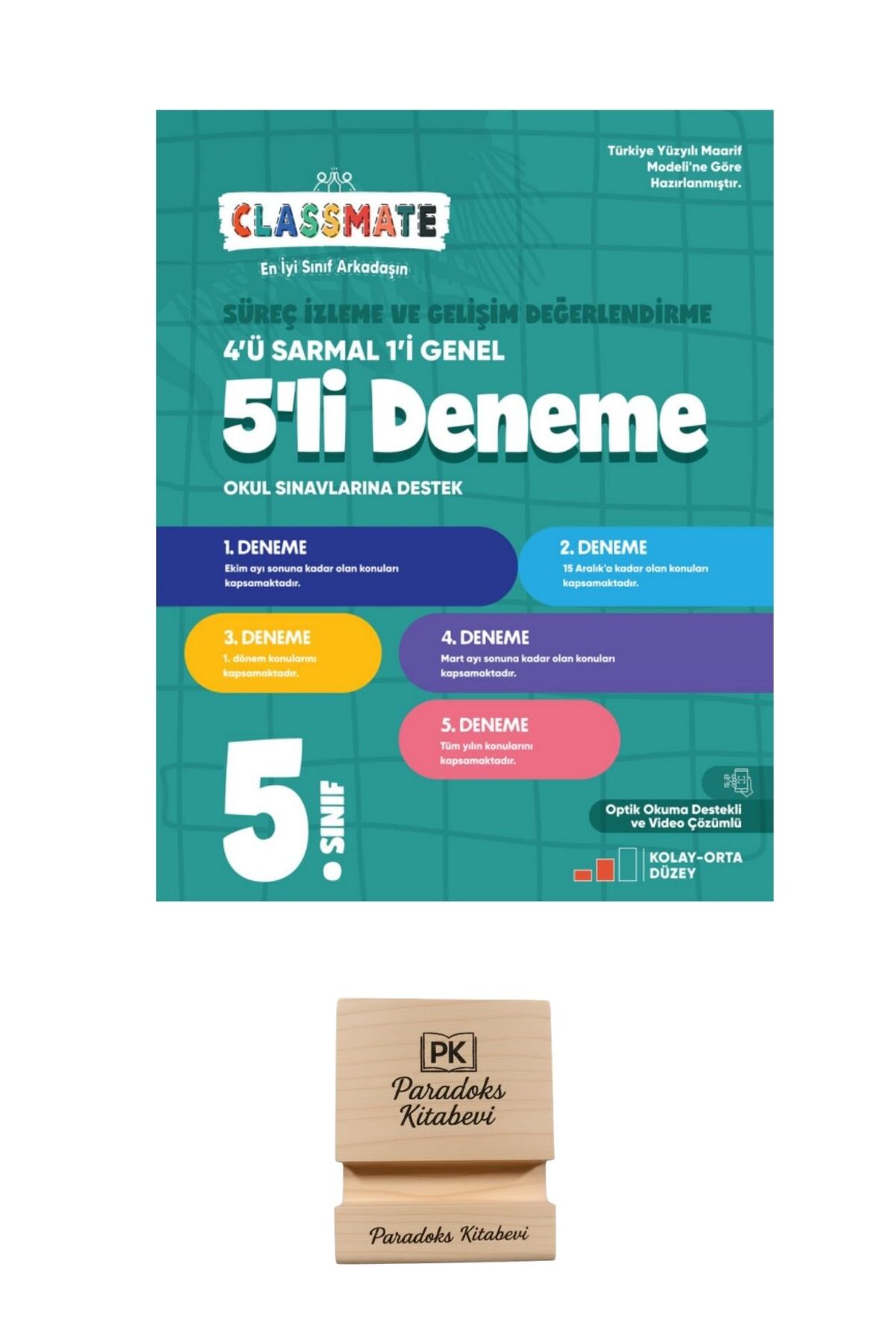 Okyanus Yayınları 5. Sınıf Classmate 4 Sarmal 1 Genel Süreç İzleme