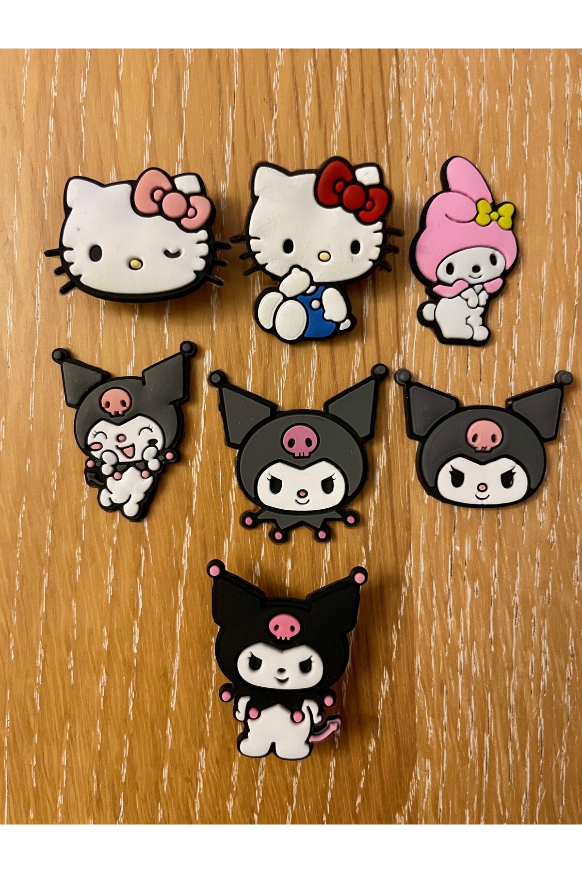 atölye karnaval Hello Kitty Melodi Kuromi Terlik Süsü 7ad - Fiyatı