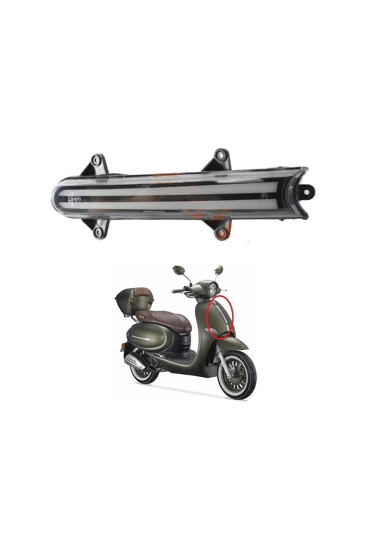 Led Set Ravinder Arora MOTOLİNAS Arora Cappucino 50cc / 125cc Ön Orta Park Lambası, Arora ...