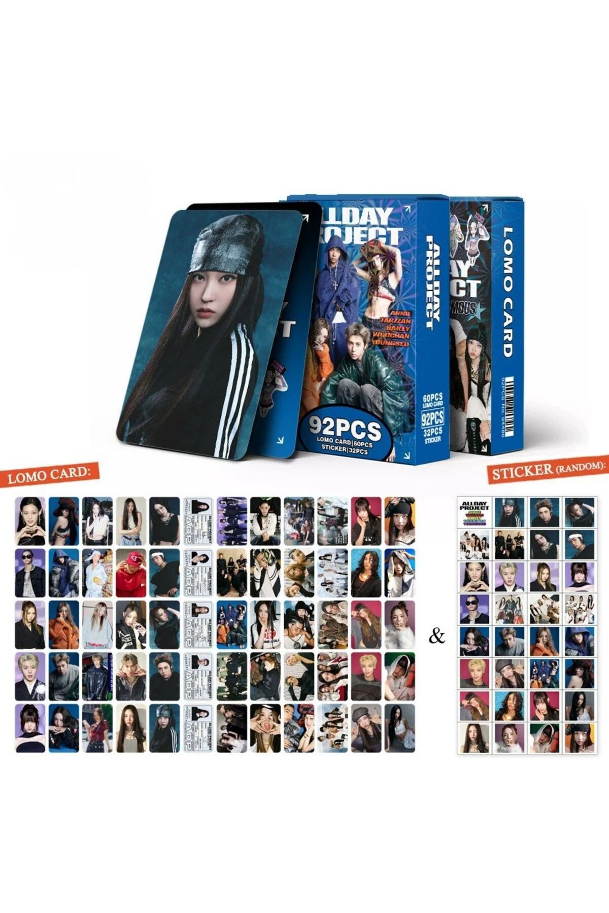 alldayproject ADP ヨンソ 1st サノク 限定 特典トレカ B Kpop Dünyasi ALLDAY PROJECT '' Famous '' Çift Yön Baskılı Lomo