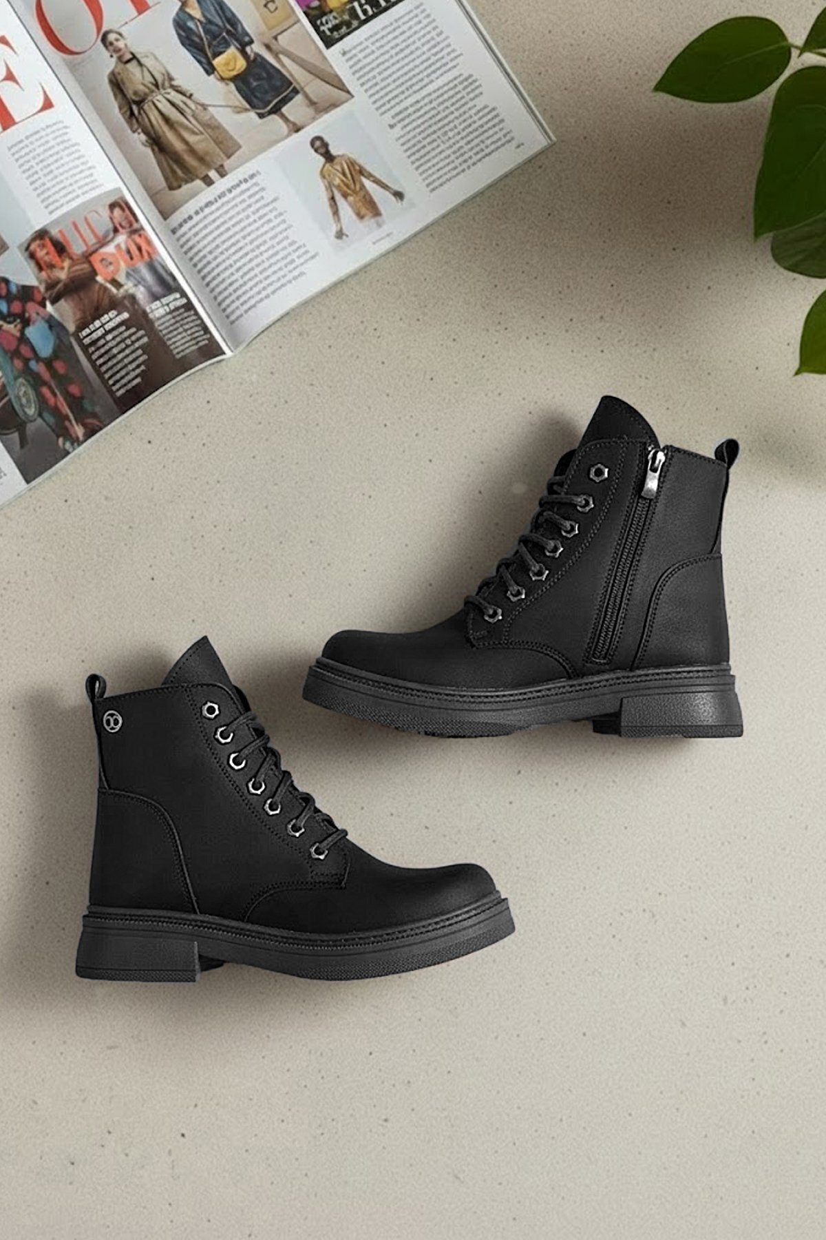 Ayakkabı Fuarı Elit OZRSL909SC Kadın Klasik Bot Siyah