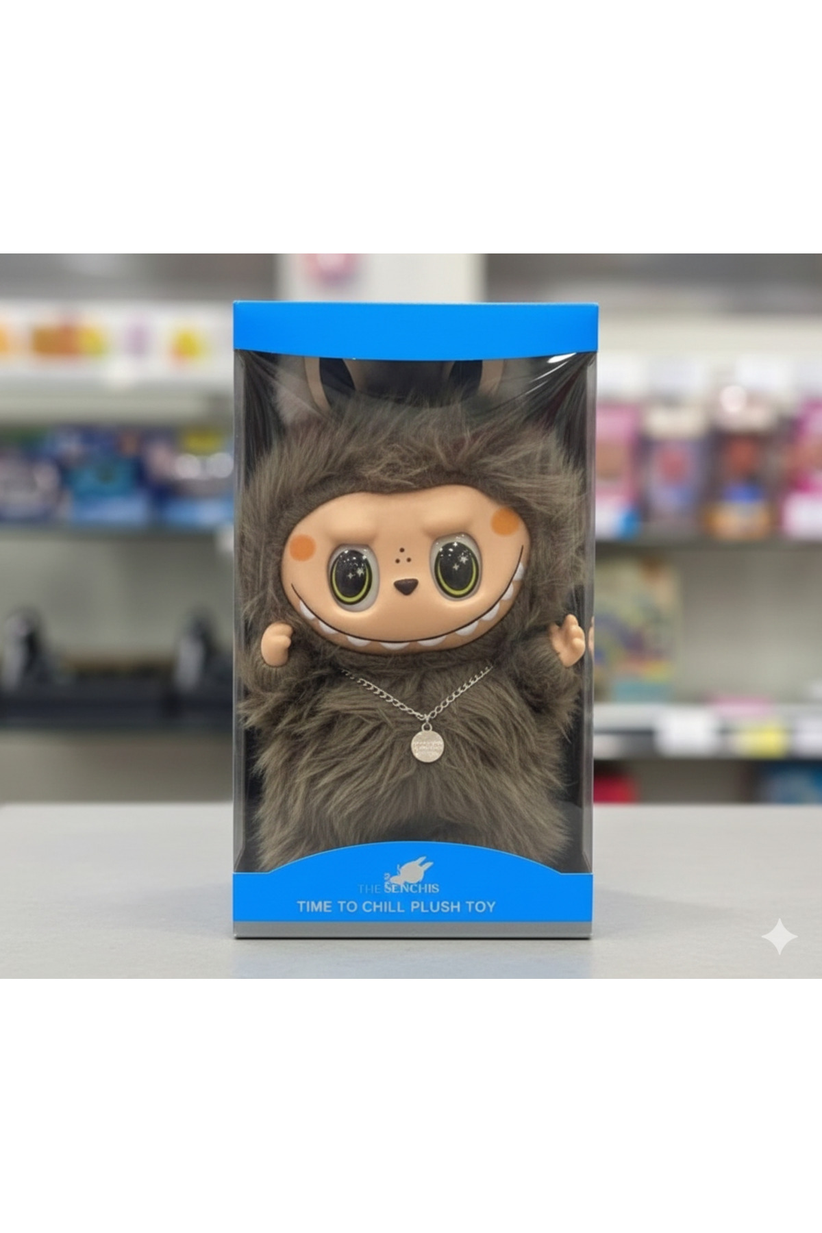 Pop Mart Labubu Labubu Time To Chill 40 CM Büyük Boy Peluş Oyuncak