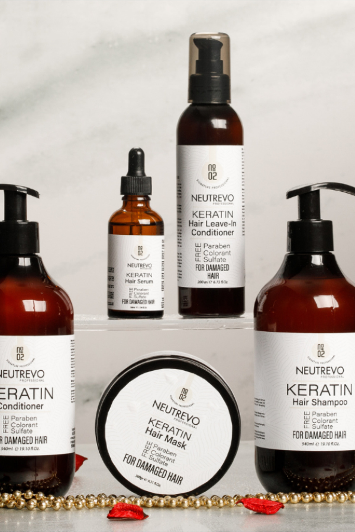 No:2 Keratin Serisi Onarıcı Ve Güçlendirici Saç Bakım Serumu 50 ML — NeutrevoNo2SS — تصویر 3 از 4