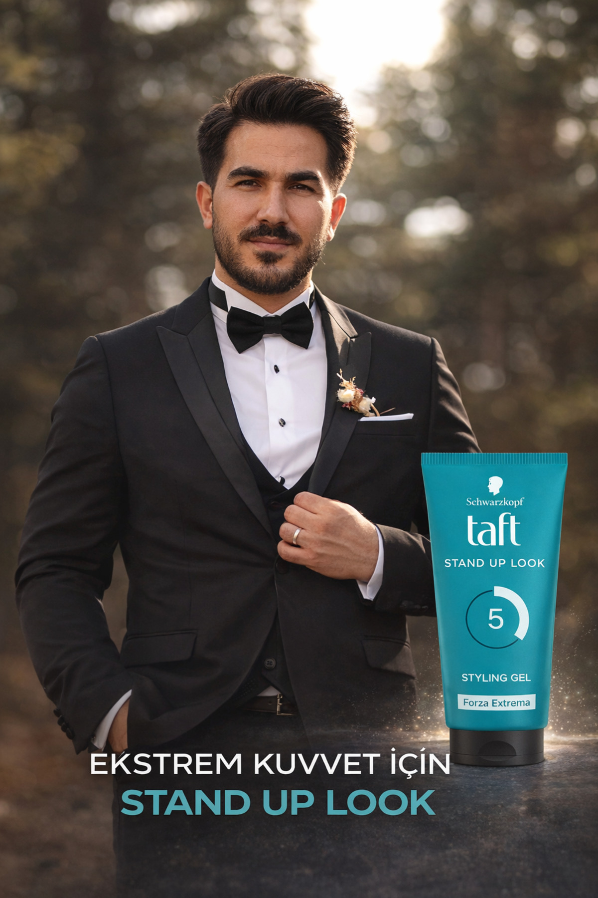 Stand Up Look, Dik, Hacimli ve Belirgin Saç Jölesi No:5, Ekstra Güçlü Tutuş 150 ml — 8015700167672 — تصویر 3 از 7