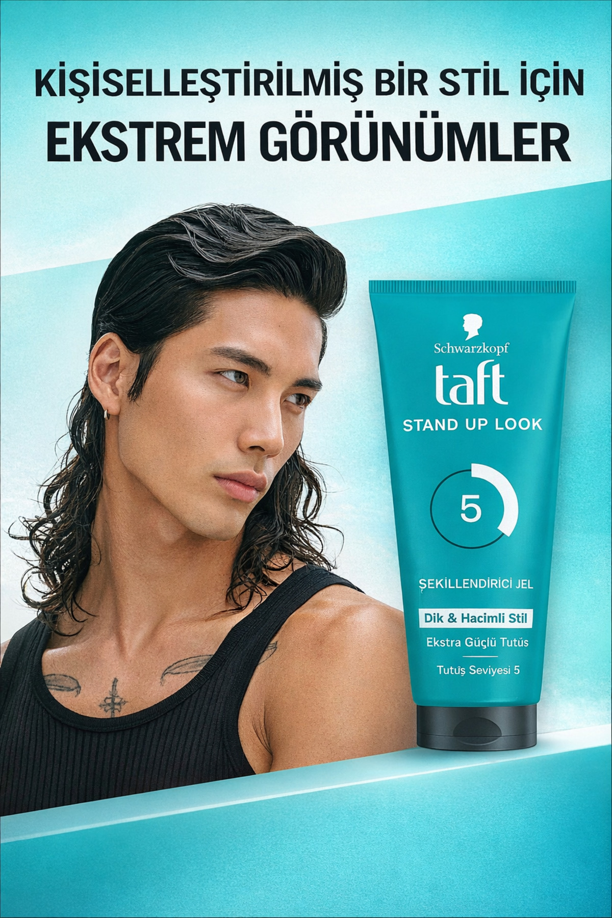 Stand Up Look, Dik, Hacimli ve Belirgin Saç Jölesi No:5, Ekstra Güçlü Tutuş 150 ml — 8015700167672 — تصویر 2 از 7