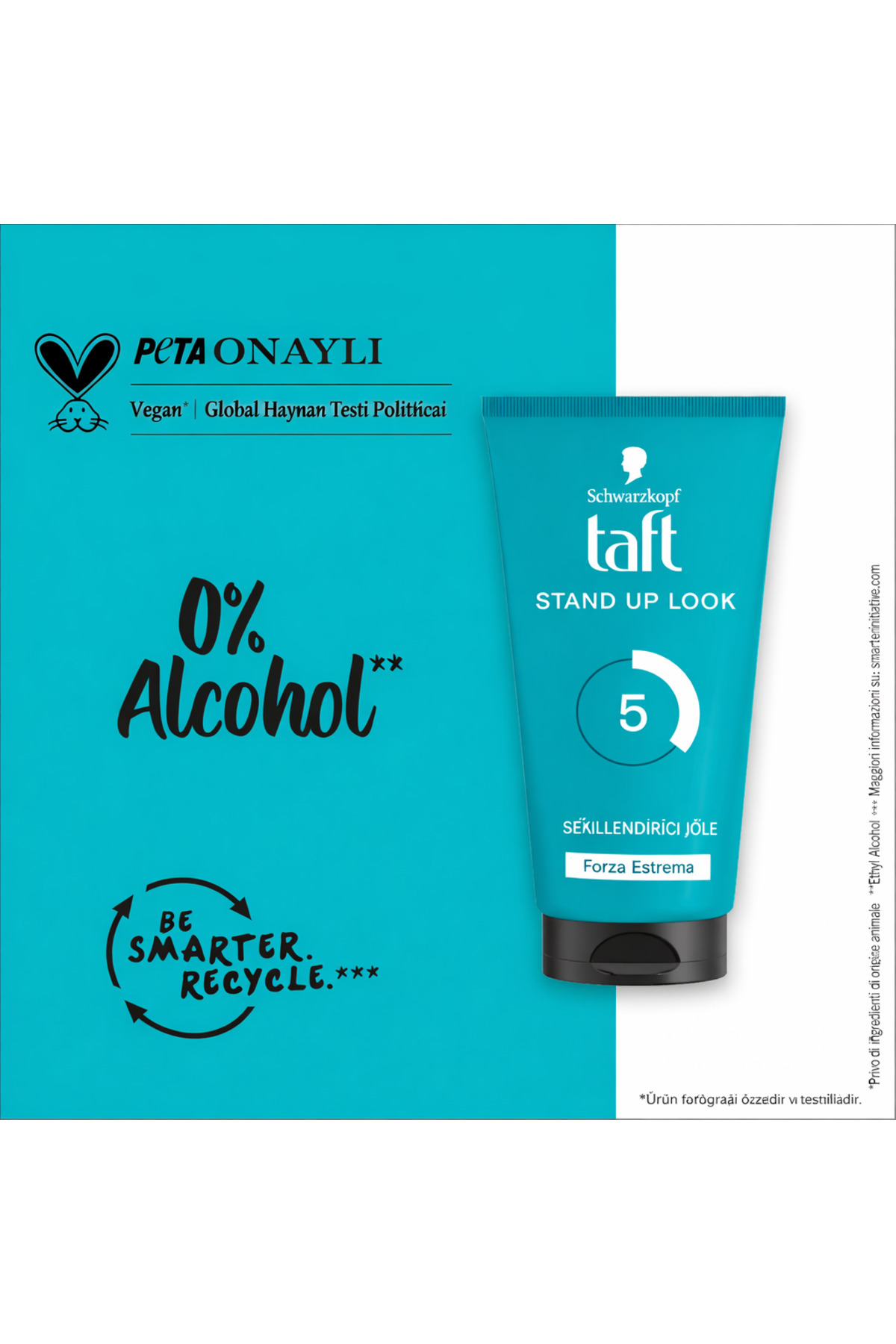Stand Up Look, Dik, Hacimli ve Belirgin Saç Jölesi No:5, Ekstra Güçlü Tutuş 150 ml — 8015700167672 — تصویر 6 از 7