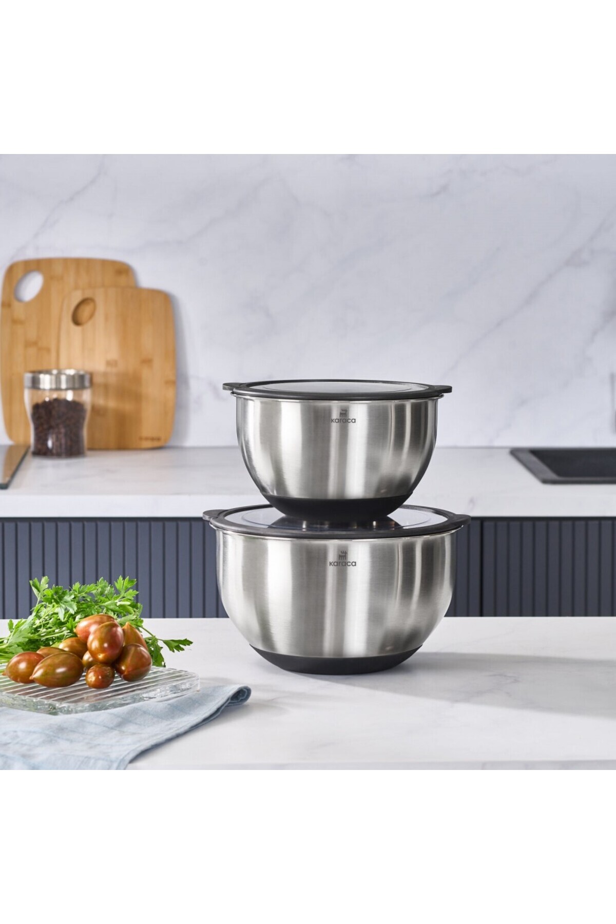 Karaca Mixmaster 2-teiliges Mixset, Inox