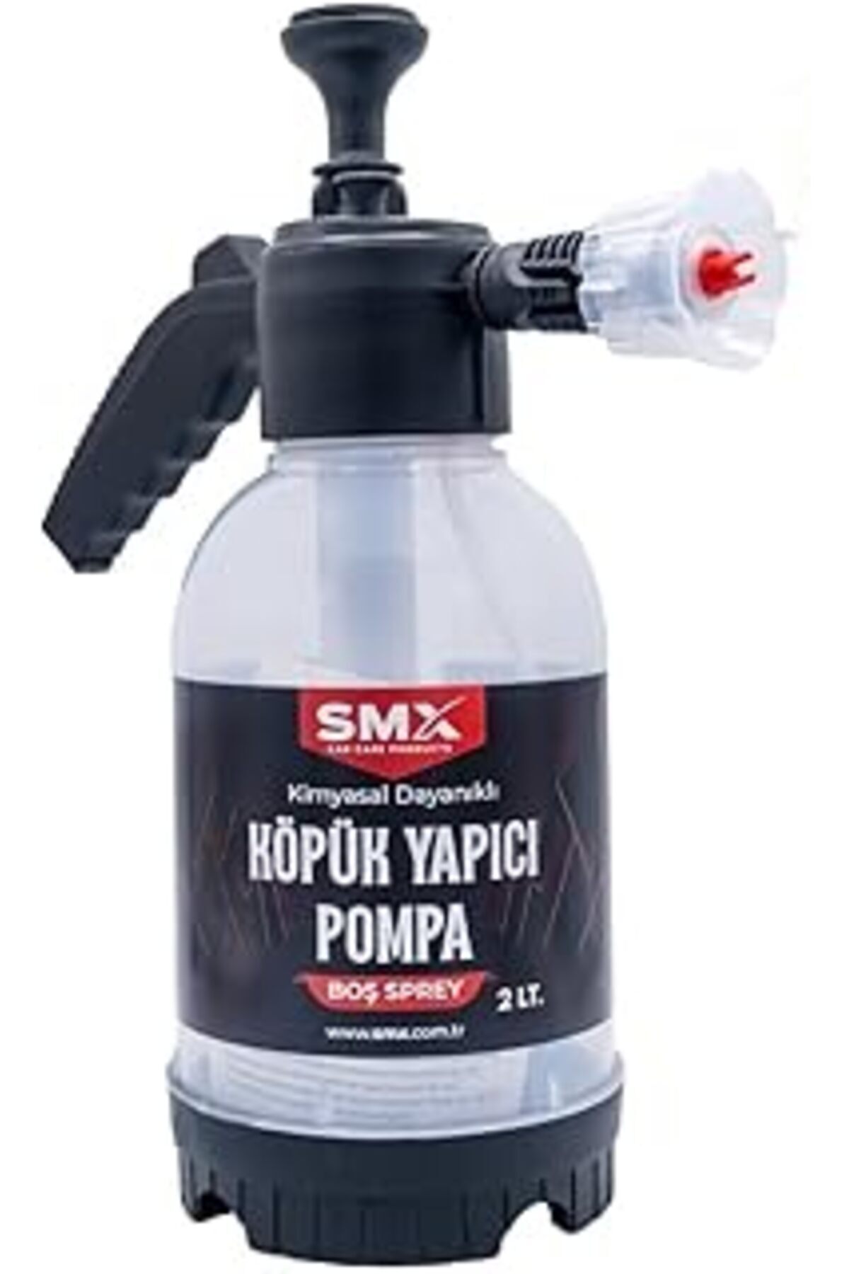 SanalAMCA Store Smx Köpük Yapıcı Pompa 2 Litre Kapasiteli Boş Şişe,Kimyasal Dayanımlı Basınçlı Pompa, Ergonomik Kull