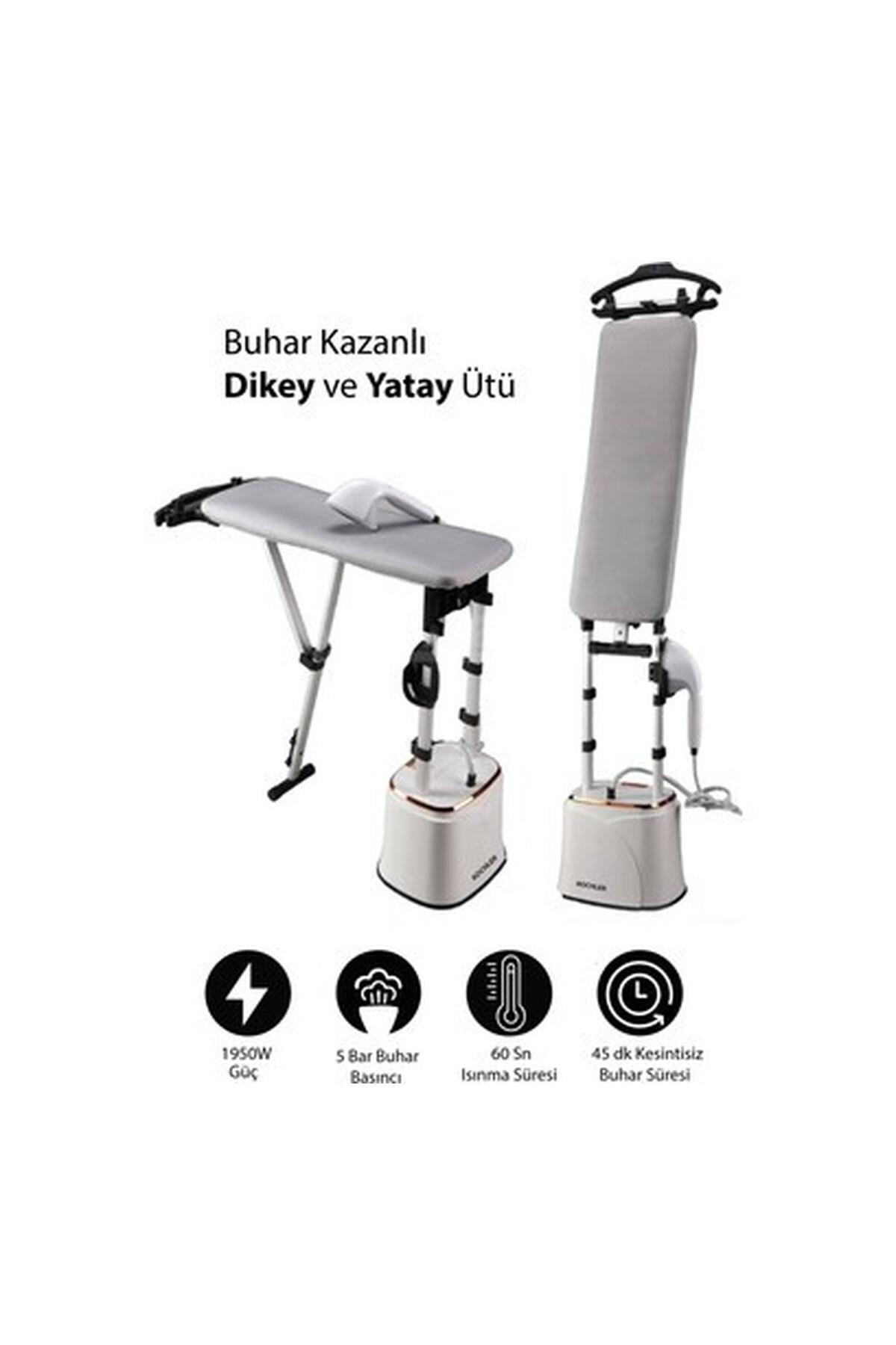 woodhub Iki Fonksiyonlu Dikey ve Yatay Buhar Kazanlı Ütü