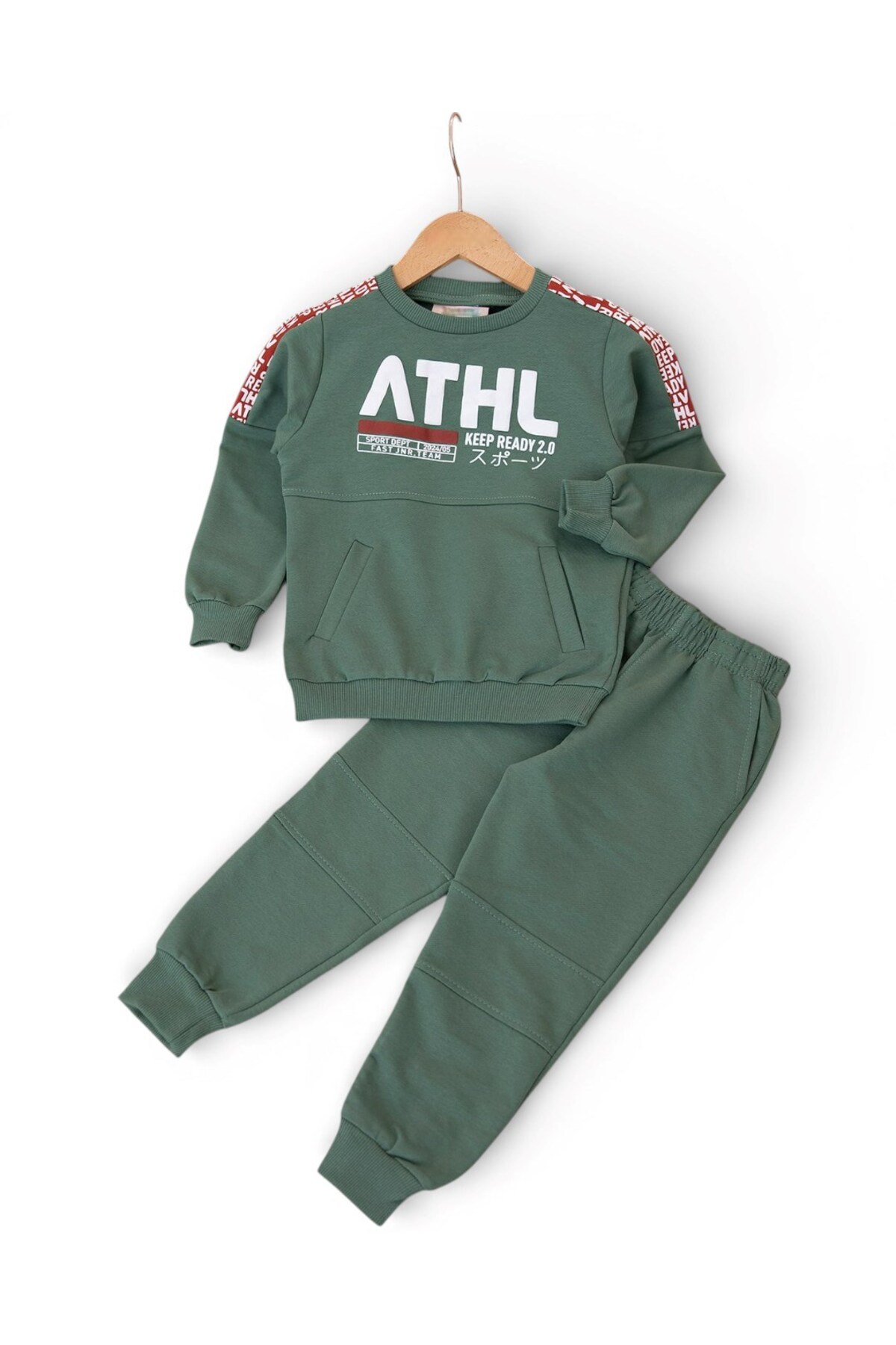 Ege Bebek Erkek Çocuk Mevsimlik 2-3-4-5-6 Yaş Compact Eşofman Takımı, Sweatshirt ve Eşofman Altı fotoğrafı 2 (önizleme)