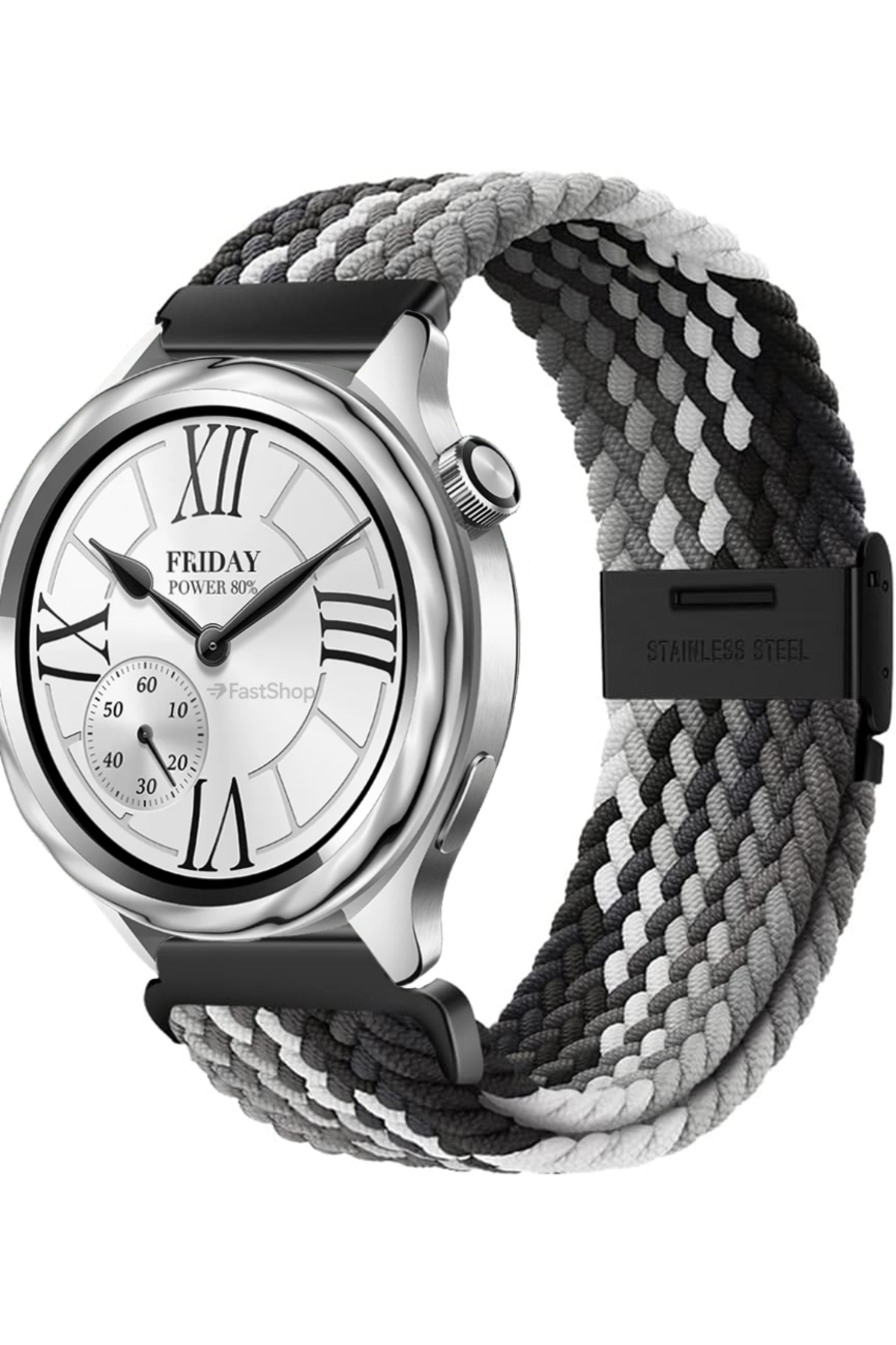 Xiaomi Watch S4/S3/S2/S2 Pro/S1 Active/S1 Compatible Metal Clip Mesh Weave Sports Strap