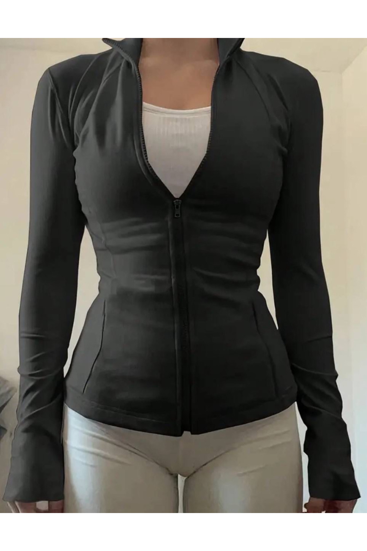 Weekeep  Parmak Geçmeli Trend Femuarlı Hırka