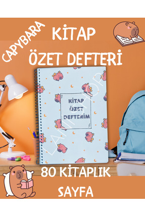 Lani Shop KİTAP ÖZET DEFTERİ - CAPYBARA - ÇOCUKLAR İÇİN