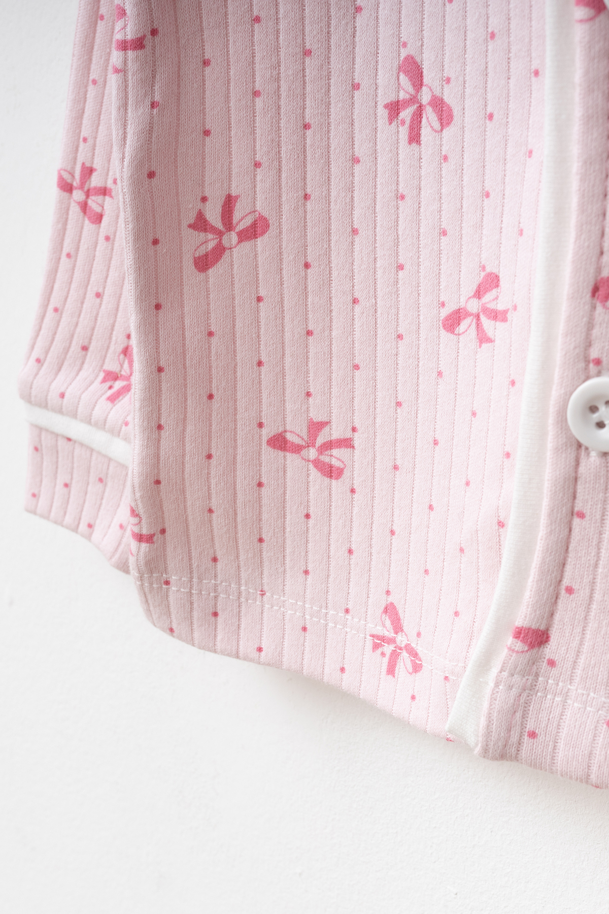 yukobaby bebeğiniz için en doğalı Bebek & Çocuk Fiyonklu %100 Pamuk Uzun Kollu Düğmeli Mevsimlik Çocuk Pijaması yk0053 fotoğrafı 3 (önizleme)