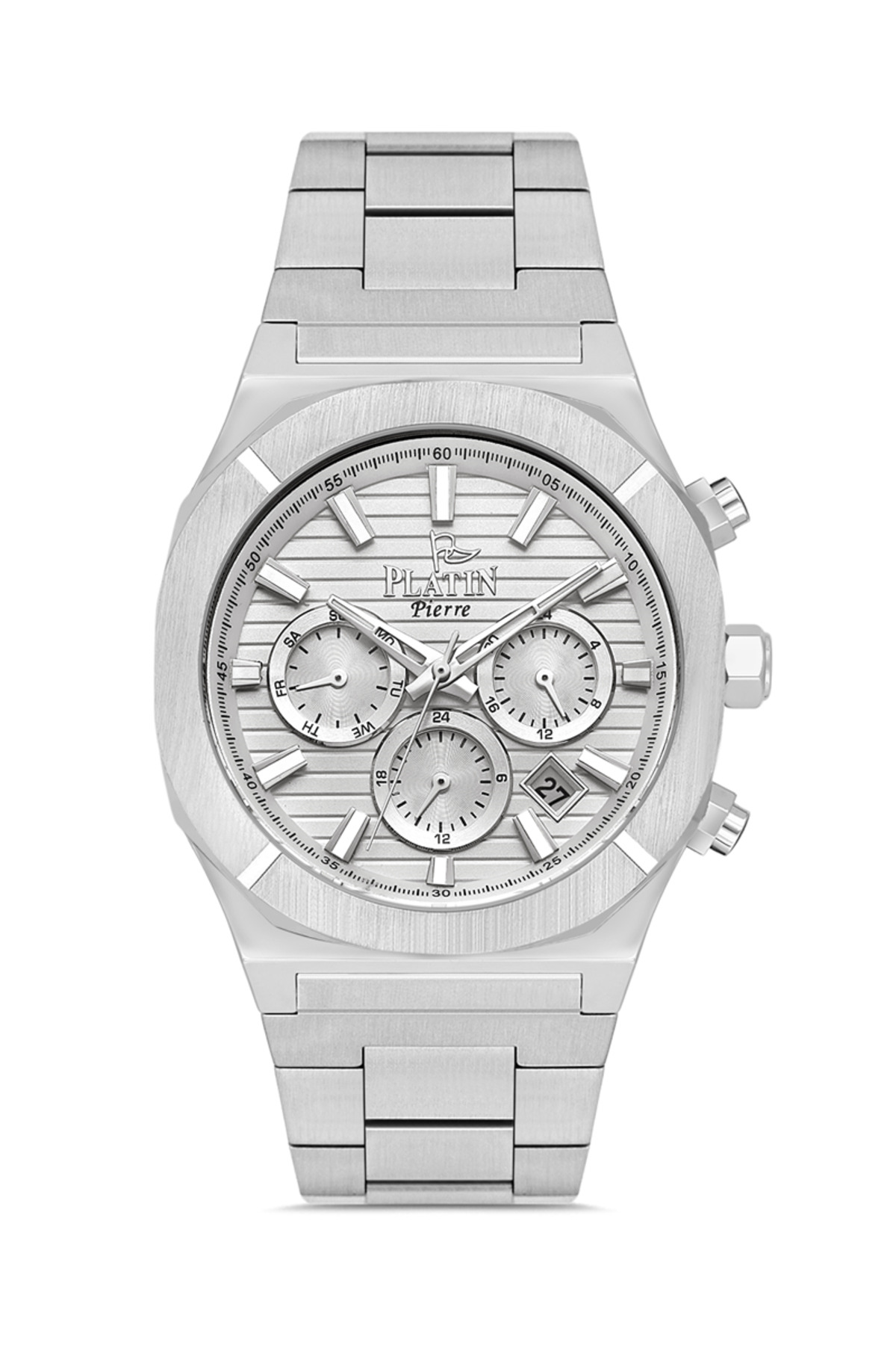 ساعت مچی مردانه فعال با بند فولادی Pl-1085Ga-A15