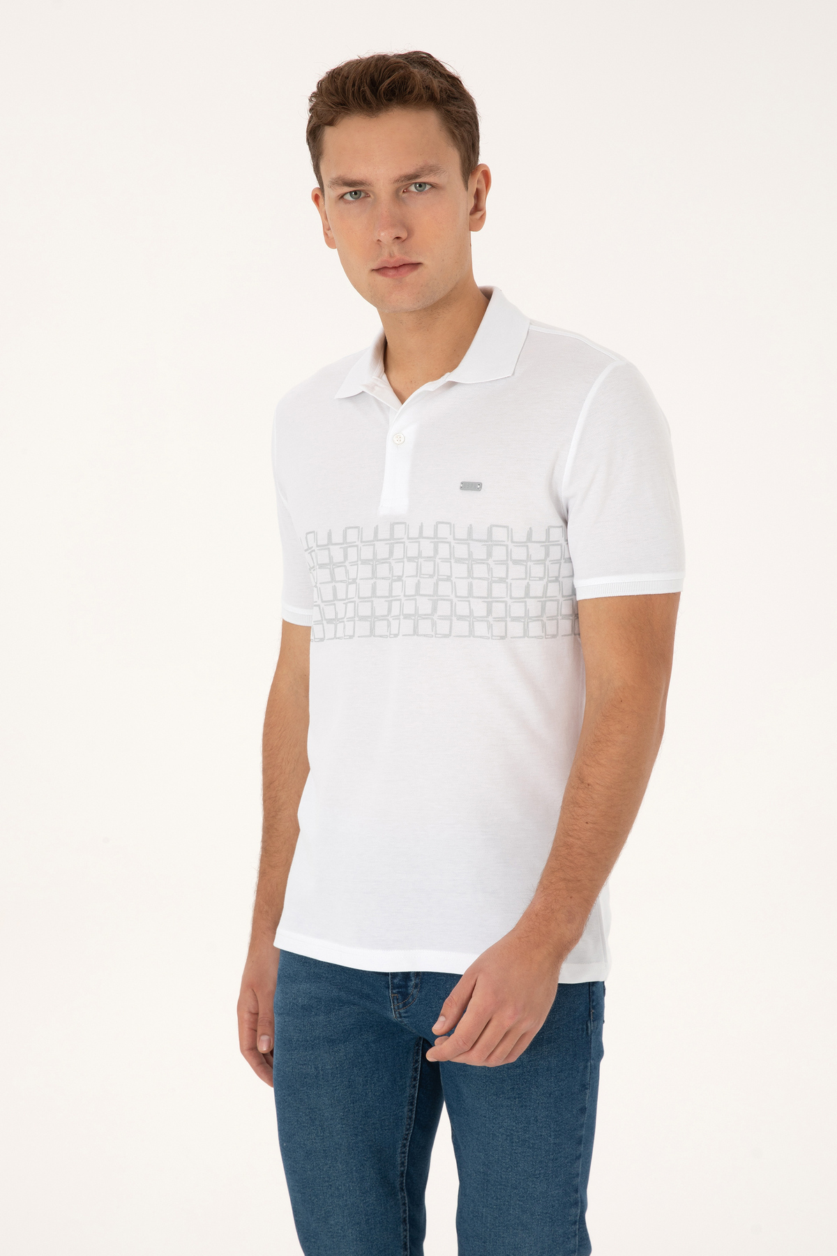 پولوشرت مردانه یقه پلو | یو اس پولو U.S. Polo Assn. 50324789 TR - تصویر 3