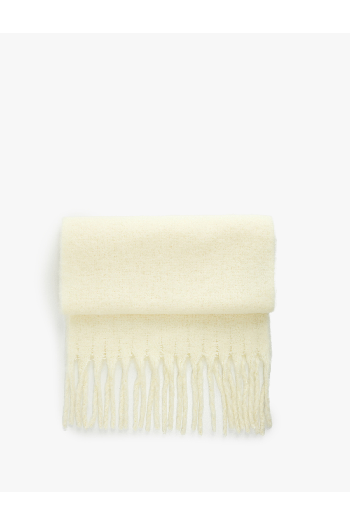 Koton  Yumuşak Dokulu Püsküllü Uzun Atkı - Görsel 2