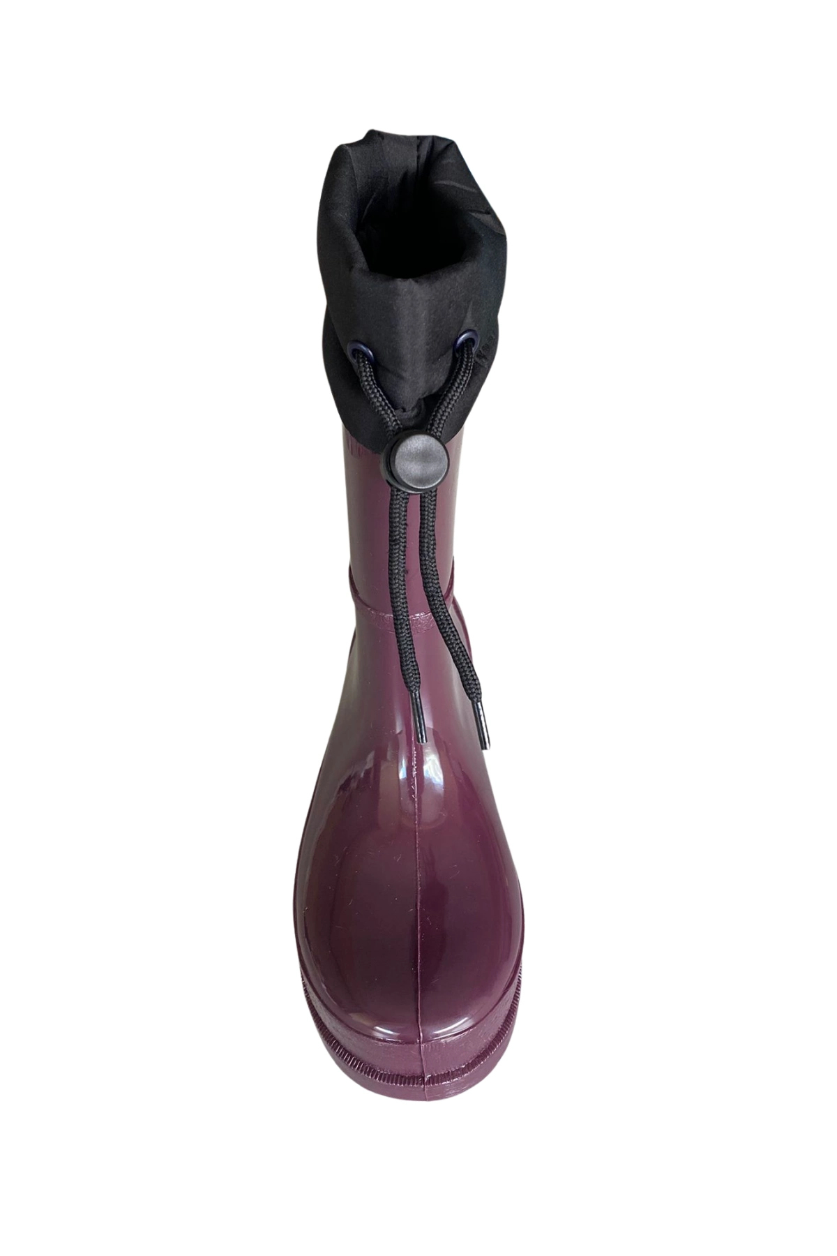 belixspor  Konçlu Peluşlu Kadın Yağmur Çizmesi 36-40 Mürdüm - Görsel 6