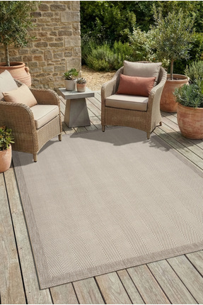 SYH Concept Çerçeveli Sisal Kilim Halı - Kaymaz Taban Makinede Yıkanabilir - ...