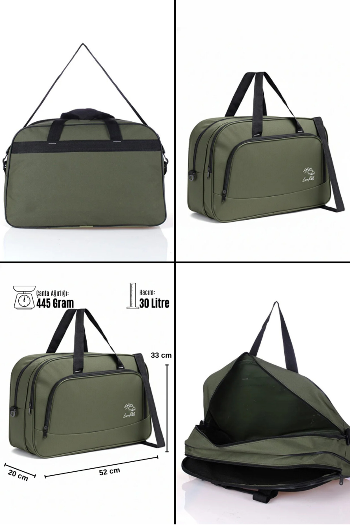 Fiyaka  Nil-01 Unısex Havlu Kumaş Hostes Valiz Seyahat Tatil Spor Hastane Çok Gözlü El Ve Omuz Çantası Kabin - Görsel 6