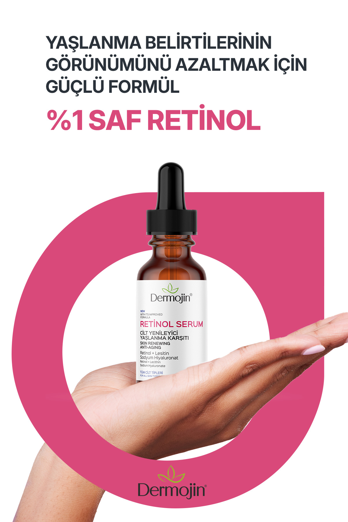 Cilt Yenileyici Yaşlanma Karşıtır Retinol Serum 30ml — DCYR100 — تصویر 4 از 5