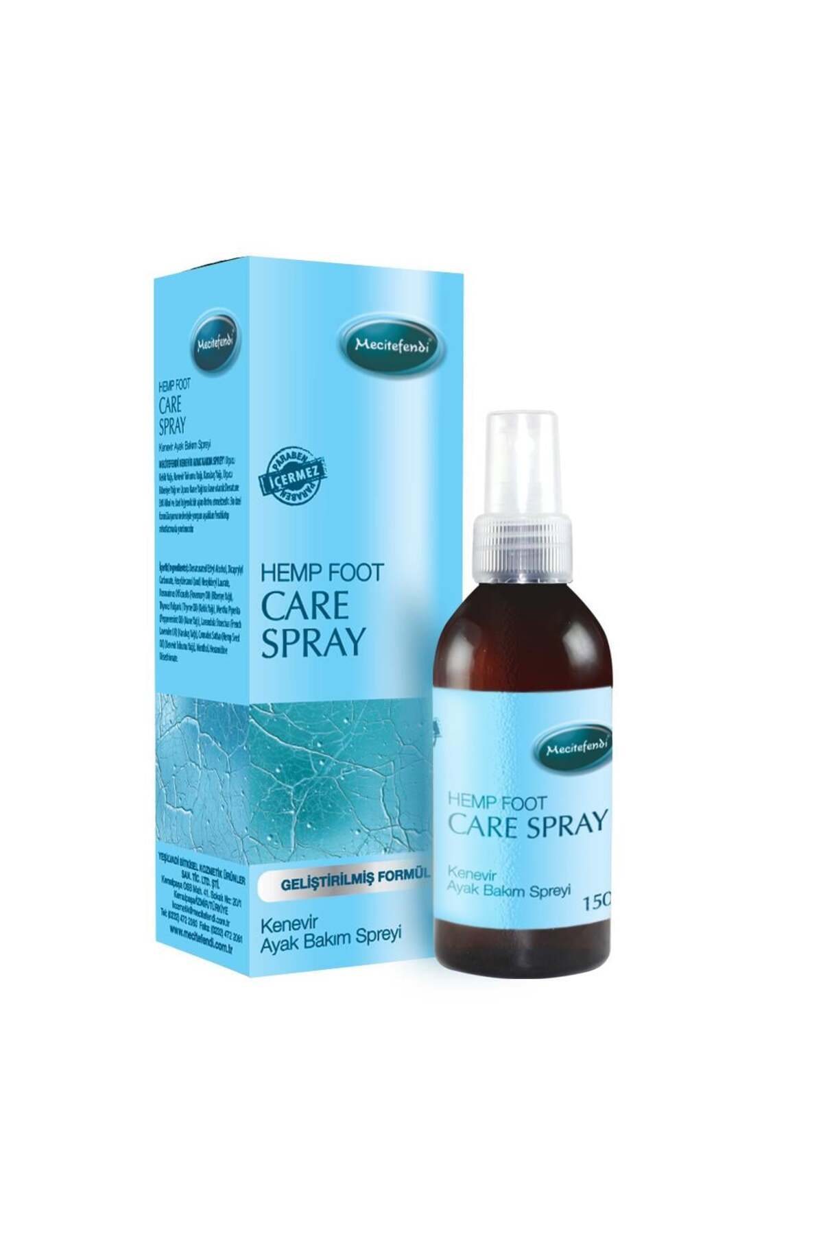 Mecitefendi Kenevir Ayak Bakım Spreyi 150 ml — 8689999001269
