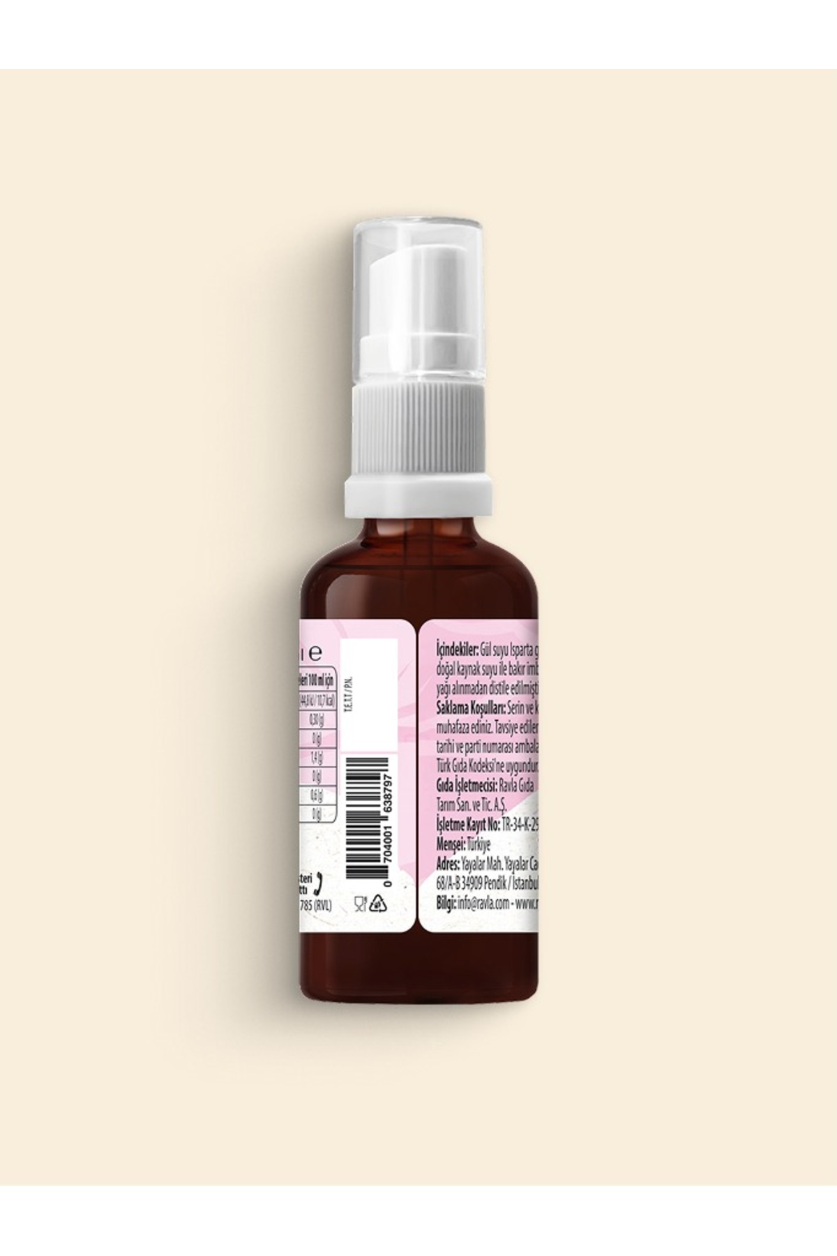 Gül Suyu - 50ml — 0704001638797 — تصویر 4 از 4