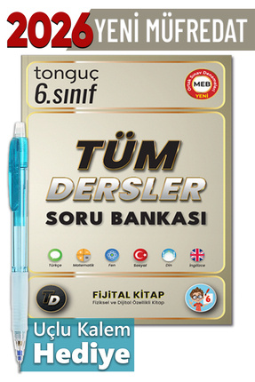Tonguç Yayınları 6. Sınıf Tüm Dersler Soru Bankası + Hediyeli