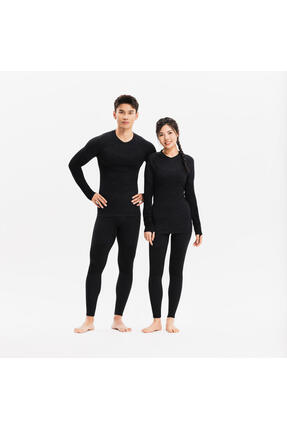Decathlon Kipsta Futbol Uzun Kollu Termal İçlik - Siyah - Unisex -Keepdry