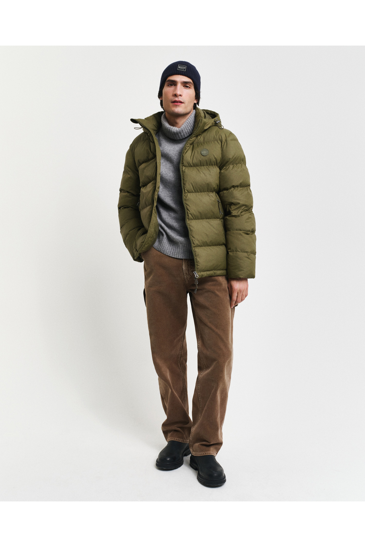 Erkek Yeşil Kapüşonlu Mont — سبز TYC2DCD6909B404100 — تصویر 6 از 8