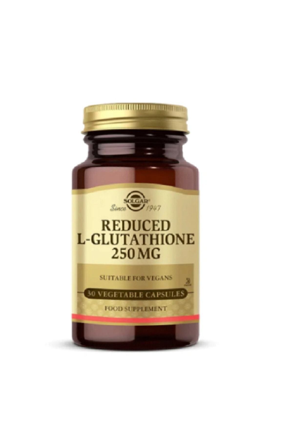 Solgar Reduced L Glutathione 250 Mg 30 Capsules (Reduket Glutation)-  Trendyol