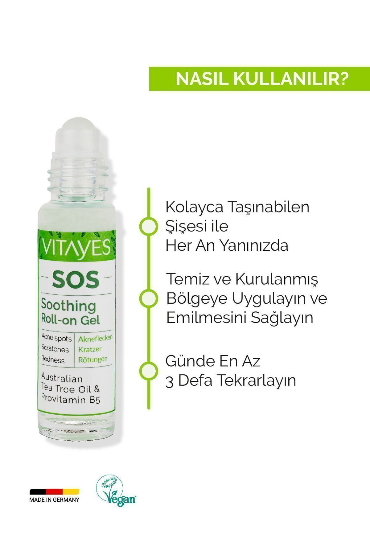 Sos Serum Siyah Nokta Akne Sinek Isırması Cilt Problemi Onarıcı Çay Ağacı Yağı Cilt Serumu 30 ml — 531 — تصویر 8 از 9