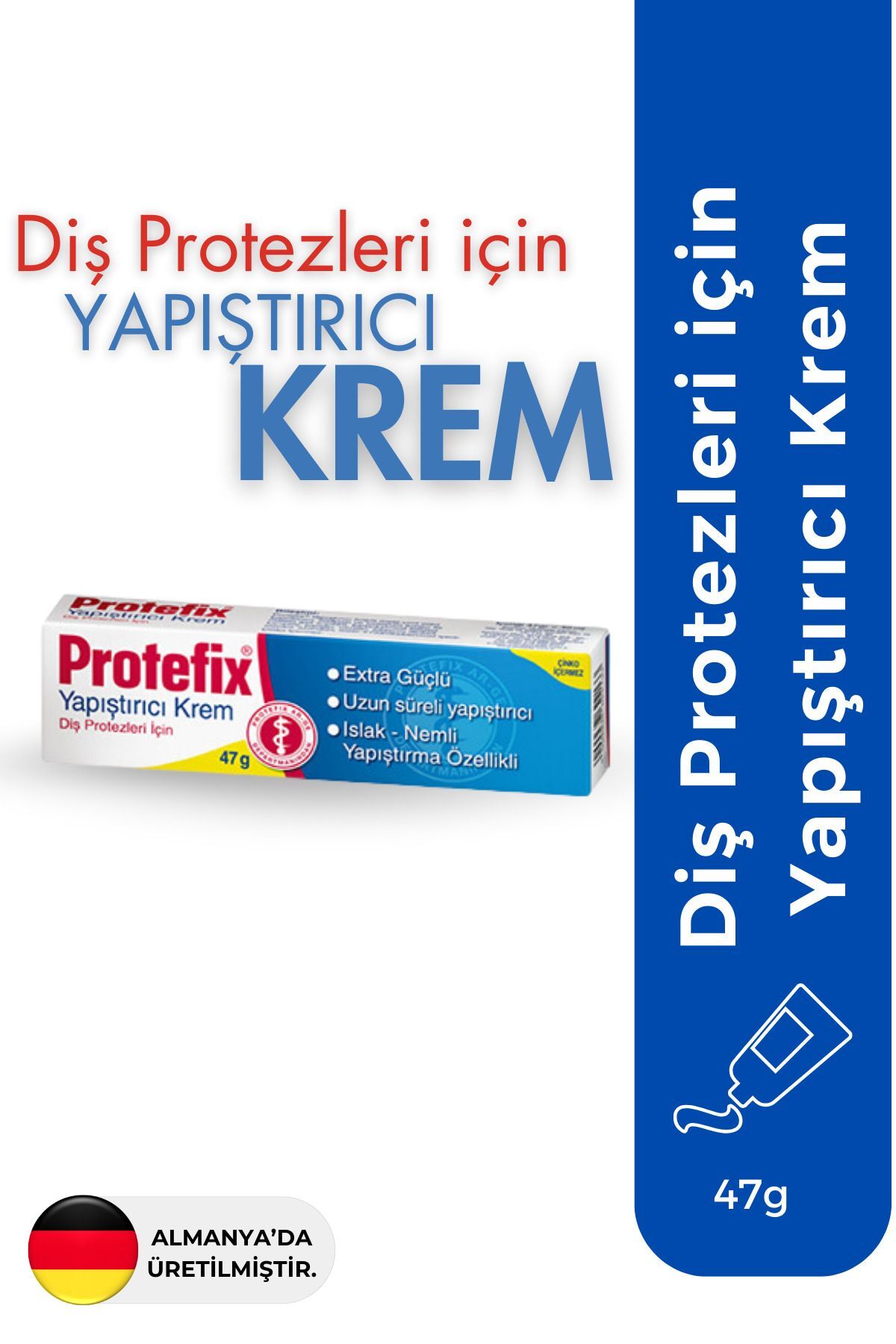 Protefix Diş Protezi Yapıştırıcı Krem 47 gr - Fiyatı, Yorumları