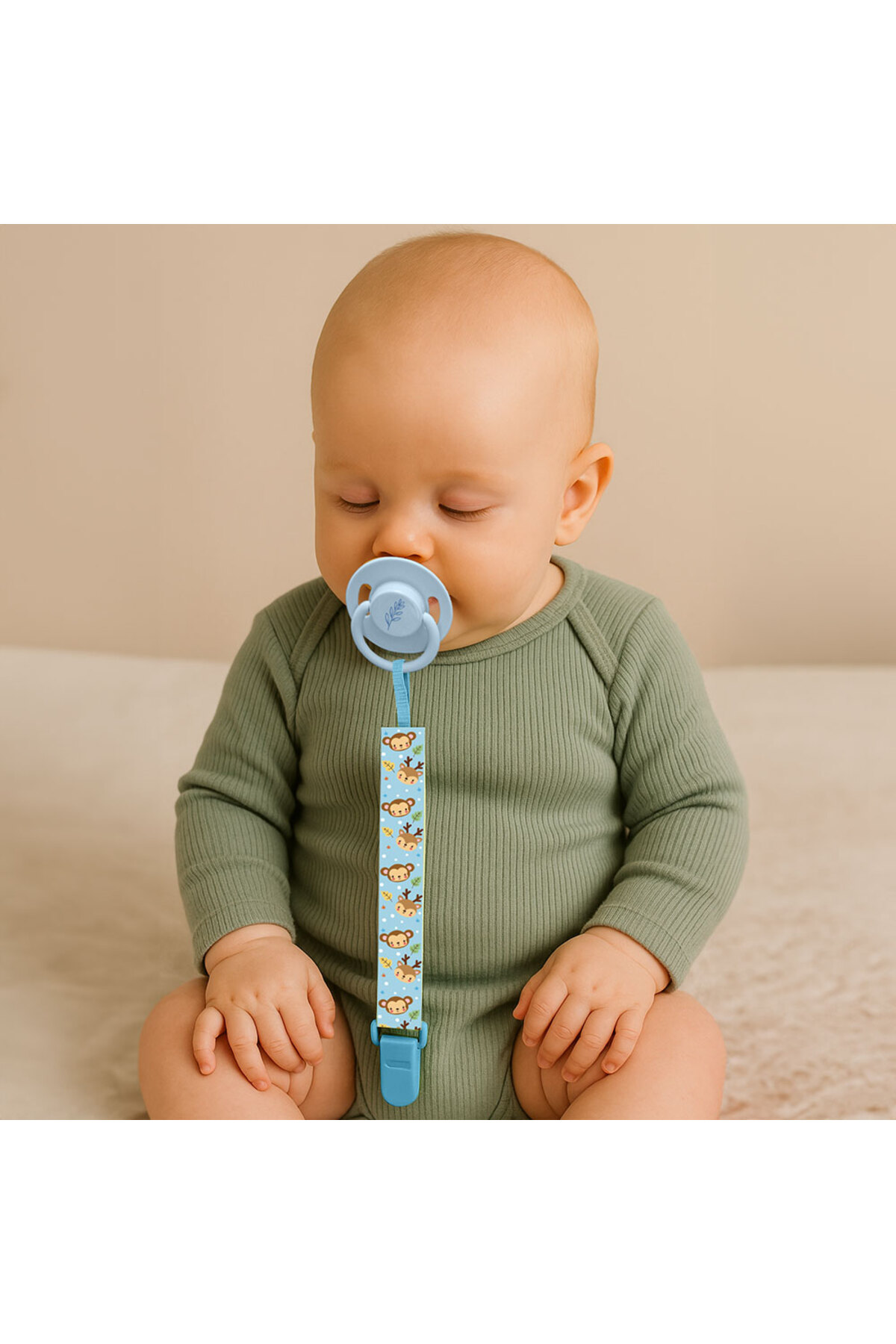 Wee Baby Zoo Emzik Bandı - MAVİ fotoğrafı 5 (önizleme)