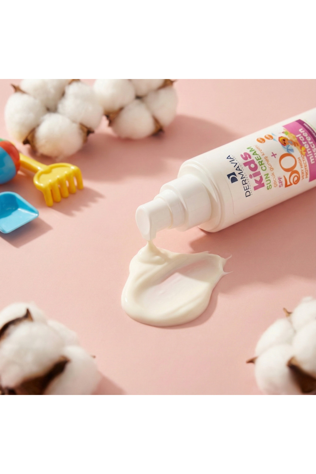 Dermavia Çocuk Güneş Kremi Spf 50 100 ml fotoğrafı 3 (önizleme)